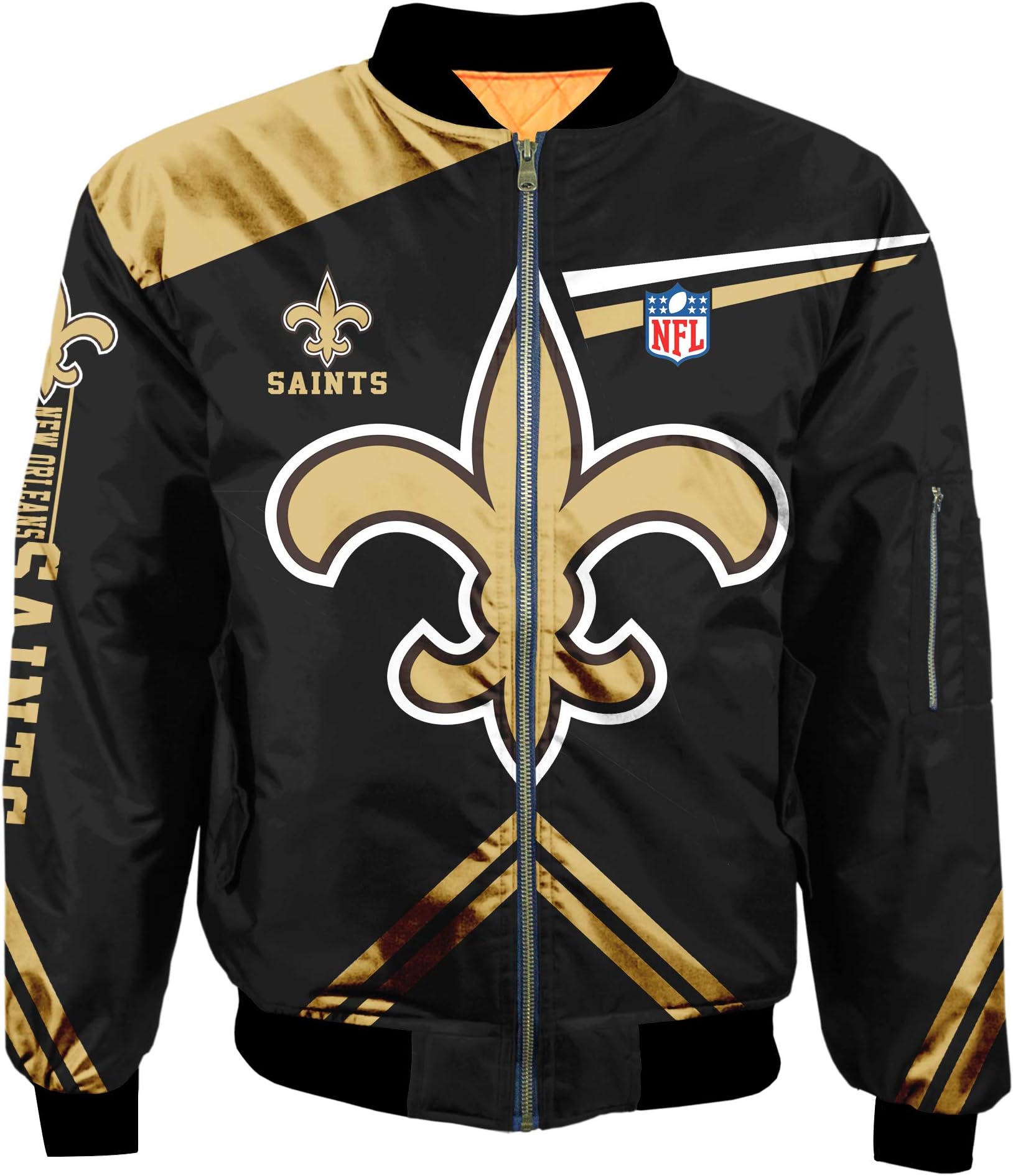 K3K Sports Men's Big Size Football Classic Jacket Autumn Winter Outdoor Long Sleeve Full Zipper Jacket Coat