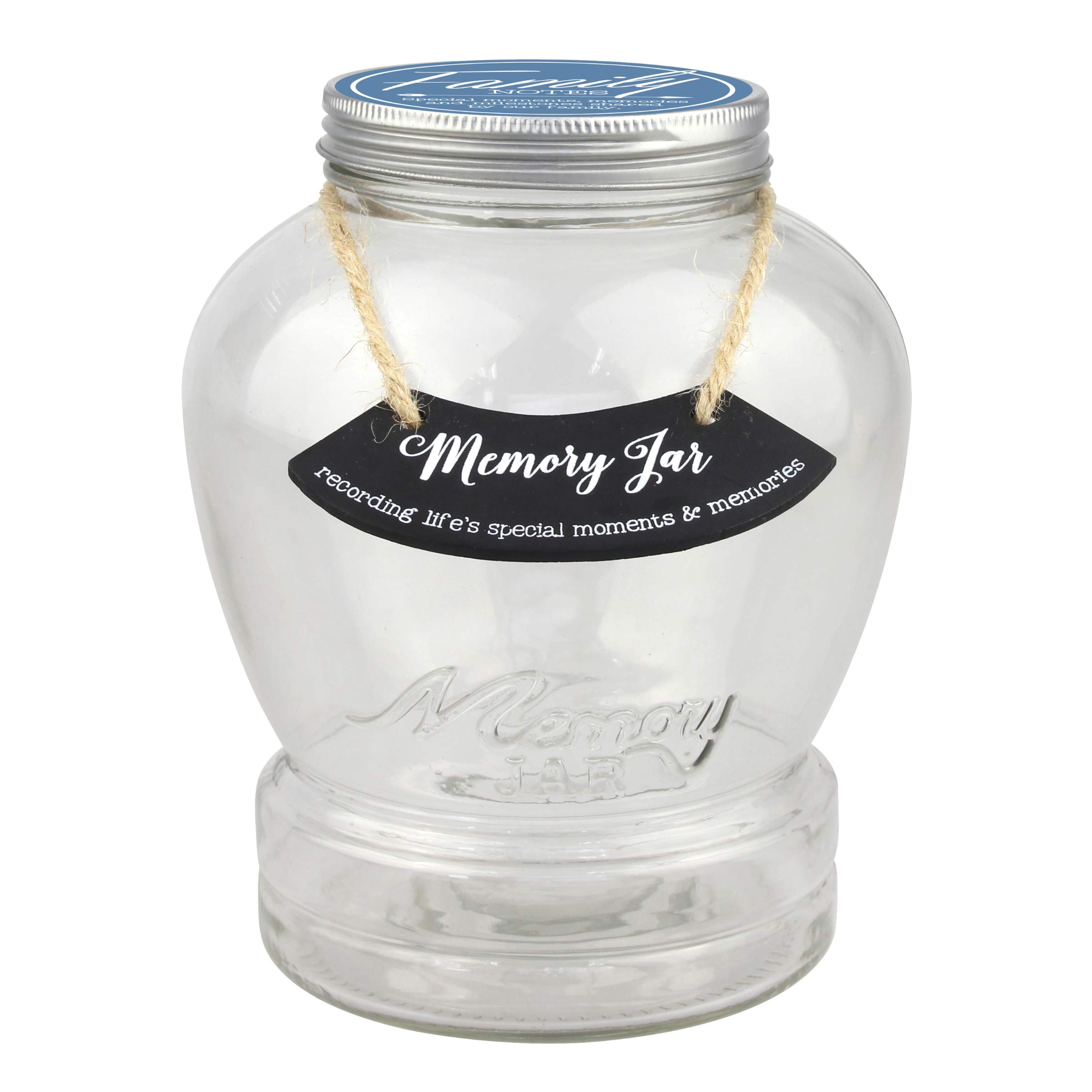 Top Shelf Family Memory Jar With 180 Tickets Pen and Decorative Lid | amzdealz