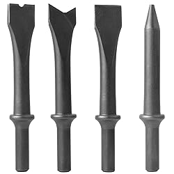 PROSHI 150mm air hammer kit 4-chisels, 4500