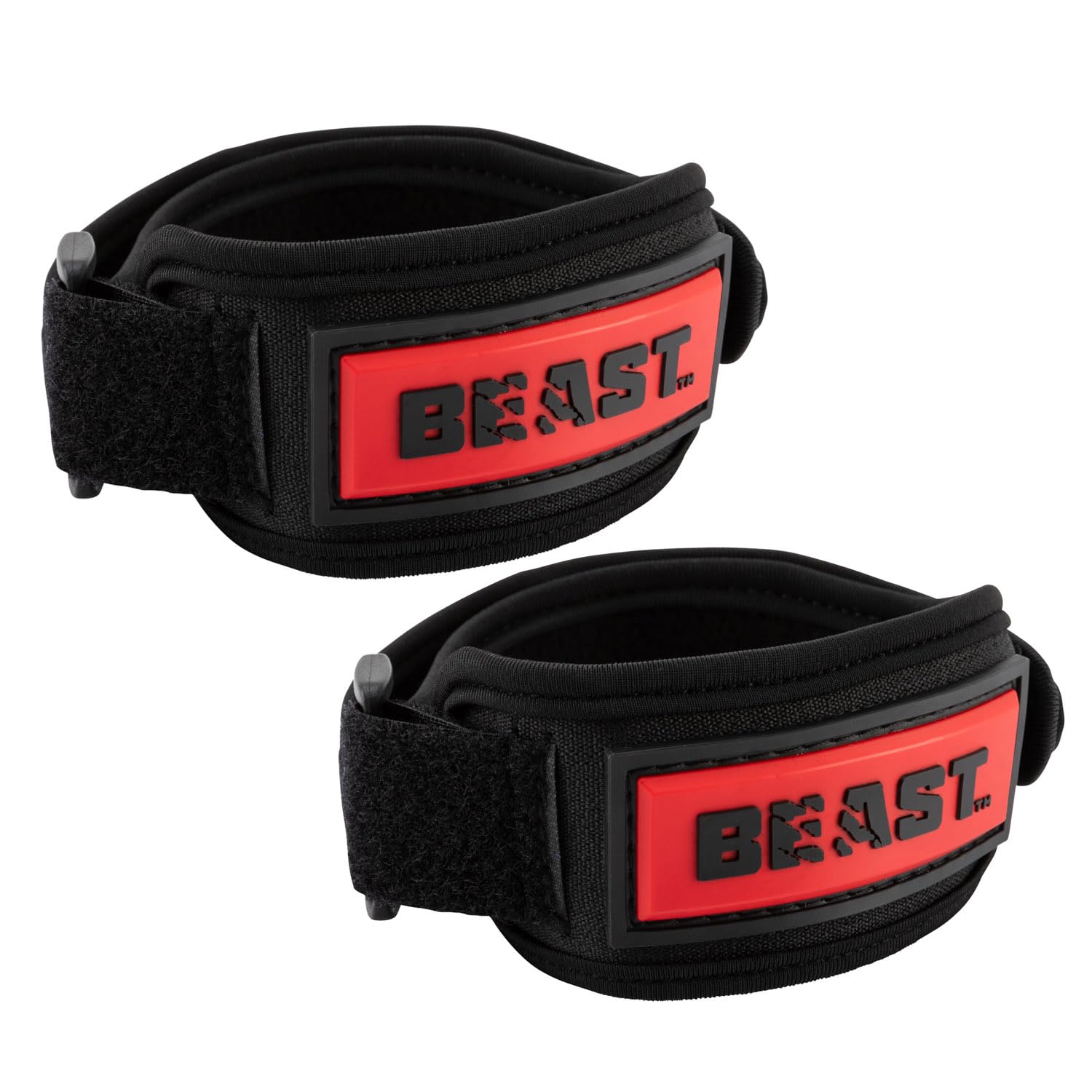 Alpha Designs Beast Knee Support Pair - Patella Tendon Knee Strap for Weightlifting Pain Relief