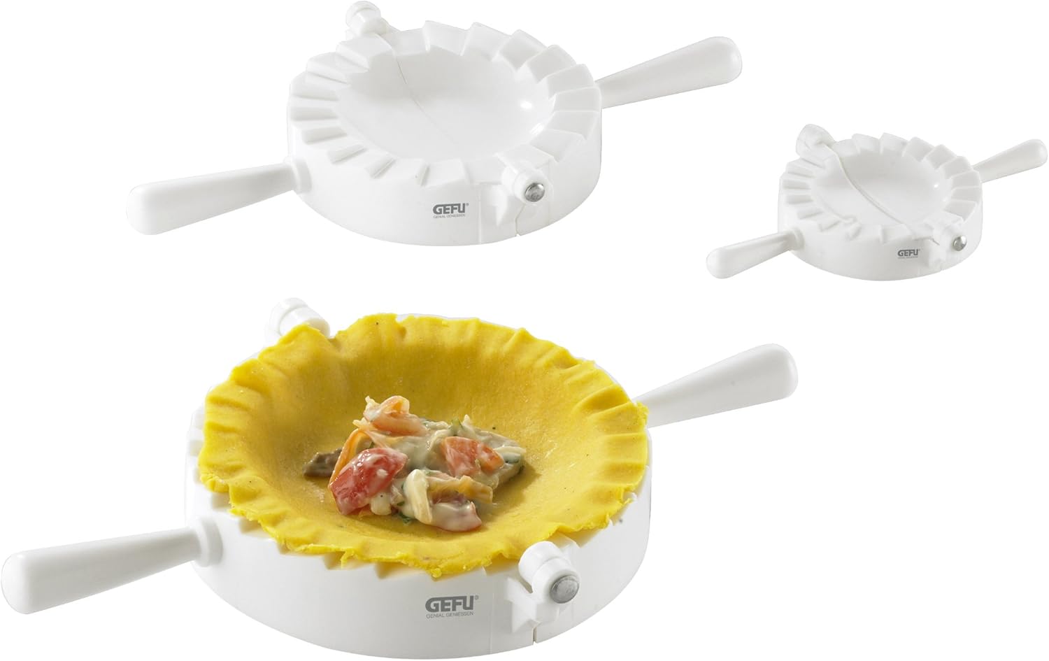 Gefu 28430 Ravioli/Maultaschen Former, 3Tlg.