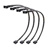 Cable Matters 4-Pack, PWM 4 Pin Fan Extension Cable