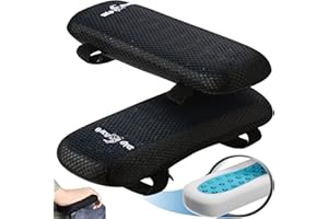 Big Ant Chair Armrest Pads,2 Pack Memory Foam Arm Rest Office Chair Armrest Pads Comfy Gaming Chair Arm Rest Covers for Elbows and Forearms Pressure Relief