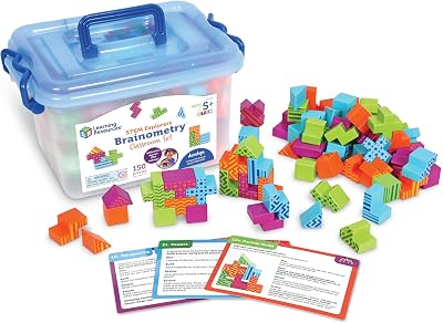 Learning Resources Brainometry Classroom Set STEM Explorers Brain Teasers 150