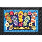Briarwood Lane Paradise Flip Flops Summer Doormat