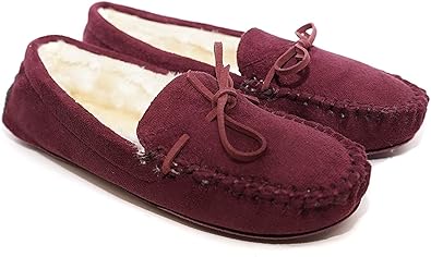 fur moccasins womens
