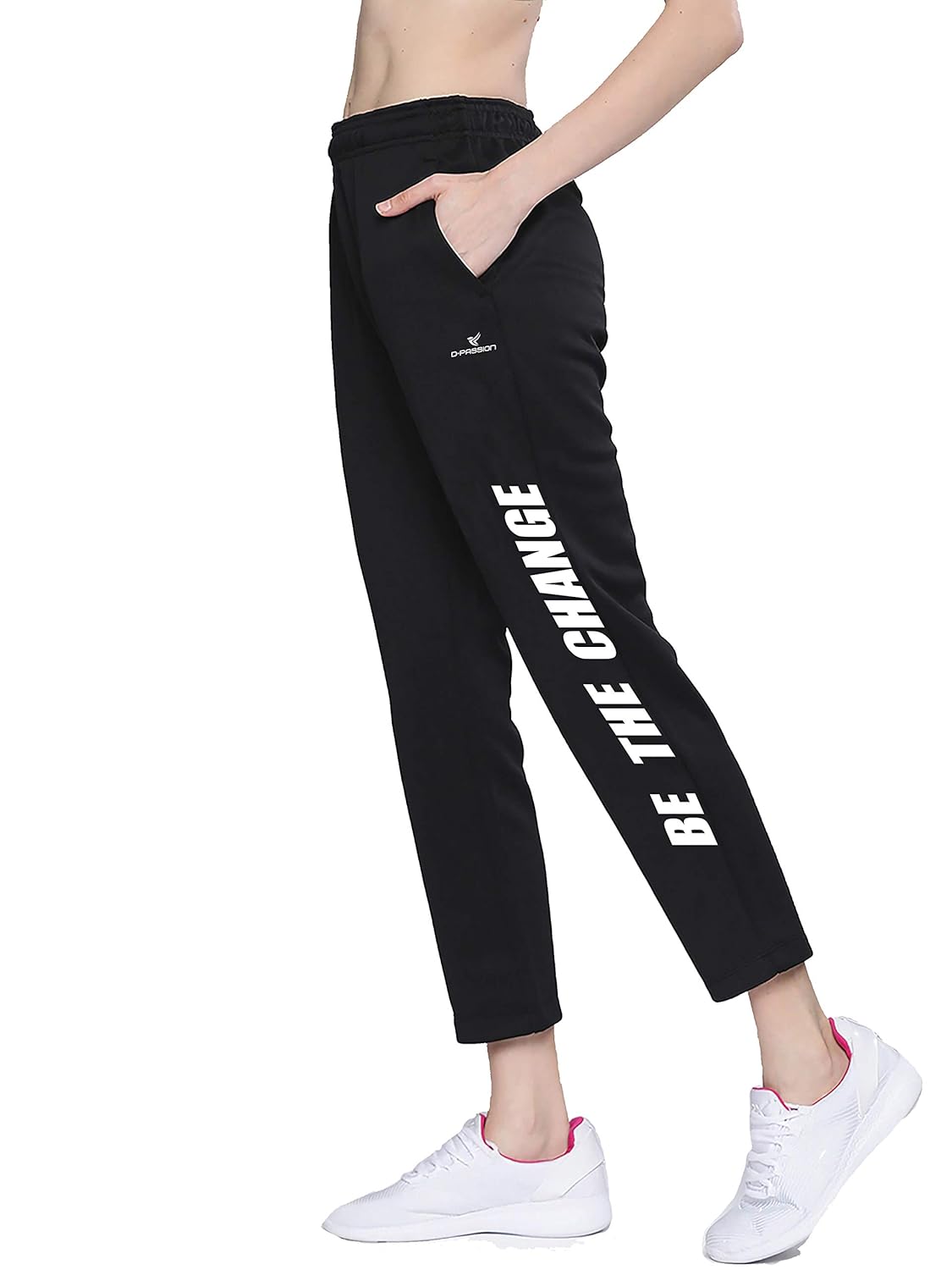 Buy Dpassion 4 Way Lycra Regular fit Running Track Pants for Women/Lower, Trouser, Sports