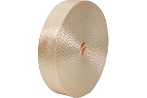 Devobunch 1 Inch Nylon Webbing Strap, Heavy Duty Nylon 10|25 Yard Webbing Roll, Durable Nylon Strapping for Indoor or Outdoor Gear, DIY Crafting, Repairing, 18 Vibrant Colors