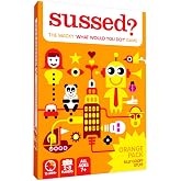 SUSSED The Wacky &lsquo;What Would You Do&rsquo; Social Card Game - Fun Gift for Kids | For Laughs and Surprises - Quick, Easy and Fun - Kids Stocking Stuffer, Travel Game, Family Party Game - Age 7+ - Orange Deck