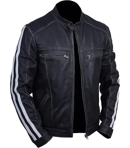 Men's Black Resident RE6 Evil Leon S Kennedy Leather Jacket