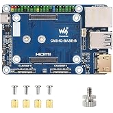 CM5 Base Board for Raspberry Pi Compute Module 5, Mini Base Board B with EEPROM &amp; Encryption Chip, GPIO Header, USB HDMI Adapter, for CM5 Lite/eMMC