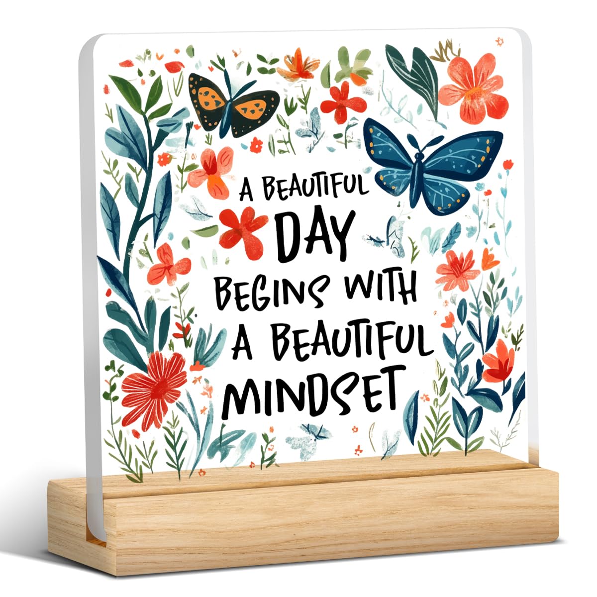 Photo 1 of AACQQ Christmas Gifts & Office Desk Accessories Decor - Inspirational Plaque Sign for Men, Women, Friends & Coworkers