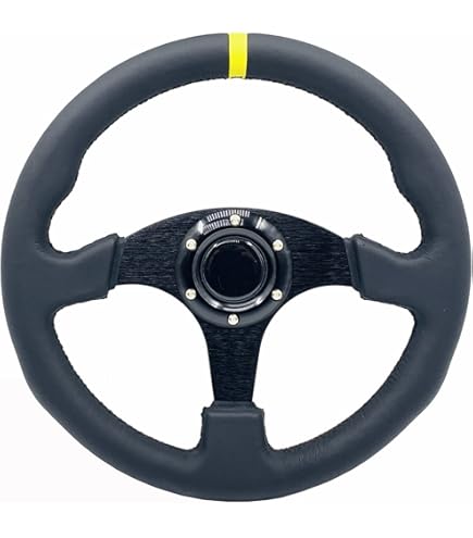 YEHICY 320mm 12.5'' Car Racing Sport Steering Wheel PVC
