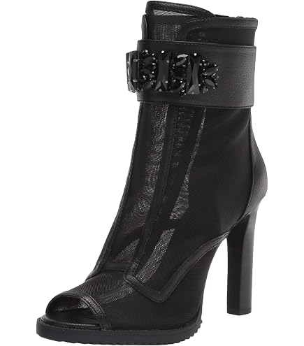 Amazon.com | XYD Women Special Circle Metal High Heel Ankle Boots