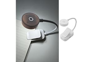 TALTAW Rechargeable Book Light Bulk for Reading in Bed,3 Color Temperature Reading Light,Adjustable Brightness,Clip on to Book for Reading at Night
