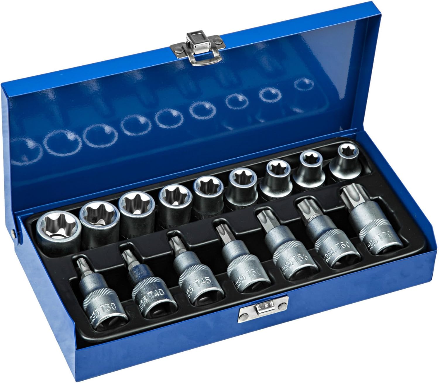 Set Chiavi Esagonali LED-16TORXESAGANLI - - SET KIT 16 PZ CHIAVI CHIAVE A T ESAGONALI E TORX LUNGHE VALIGETTA PROFESSIONALI Set Bussole 1/4 - Foto 7