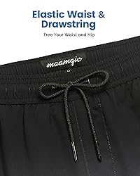 maamgic 2 in 1 Mens Swim Trunks 7 Inch Swim Shorts