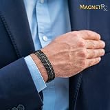 MagnetRX Ultra Strength Magnetic Bracelet Black 48 Neodymium Magnets 316L view 8