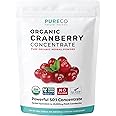 USDA Cranberry Powder Organic Certified - Organic Cranberry Juice Concentrate Support Urinary Tract Health for Women & Men - Pure Cranberry Concentrate Vegan Non-GMO & Filler Free (200 Servings)