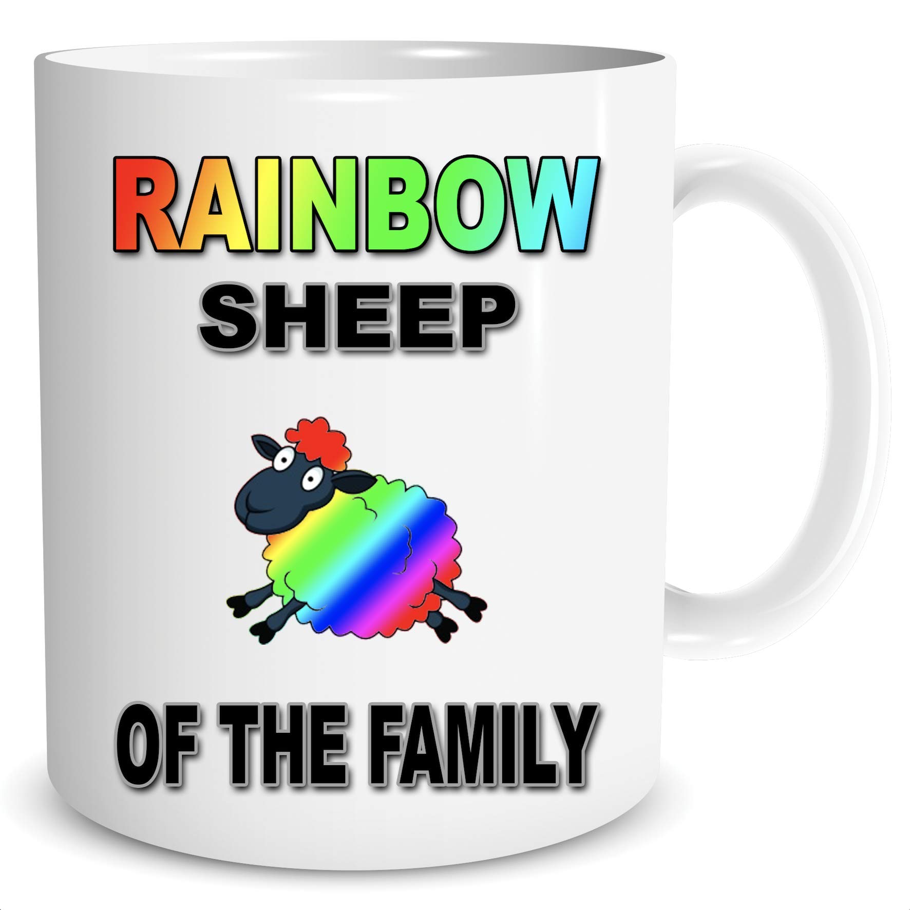 Rainbow Sheep of The Family Funny Mug Gay Pride Lesbian LGBTQ Gift WSDMUG1668