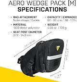 Topeak Aero Wedge Pack Saddle Bag Medium Black view 7