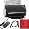 Fujitsu FI-7160 Document Scanner - Duplex - 2 Year Warranty- Scanners for Computers with 24 & USB 3.0 Cable, 8.5 X 14 in, 600 DPI, 60 PPM (Mono/Color), ADF, 4000 Scans Per Day (Renewed)