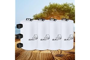 GALTEED Canopy Water Weight Bag,88 LBS Water Tent Weights Set of 4 Leg Weights for Pop Up Canopy,Canopies,Tent,Gazebo,White