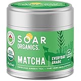 Soar Organics - Organic Japanese Matcha Green Tea Powder - Everyday Grade - Ceremonial & Second Harvest Blend (30 g)