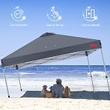 MasterCanopy Durable Ez Pop-up Gazebo Tent 2.5x2.5m with Sidewall Dark Grey view 2