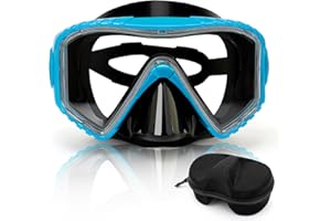 IGYM Diving Mask, Pano 3 Window Snorkel Mask, Anti-Fog Scuba Diving Goggles, Professional Snorkeling Swim Mask Gear for Adult
