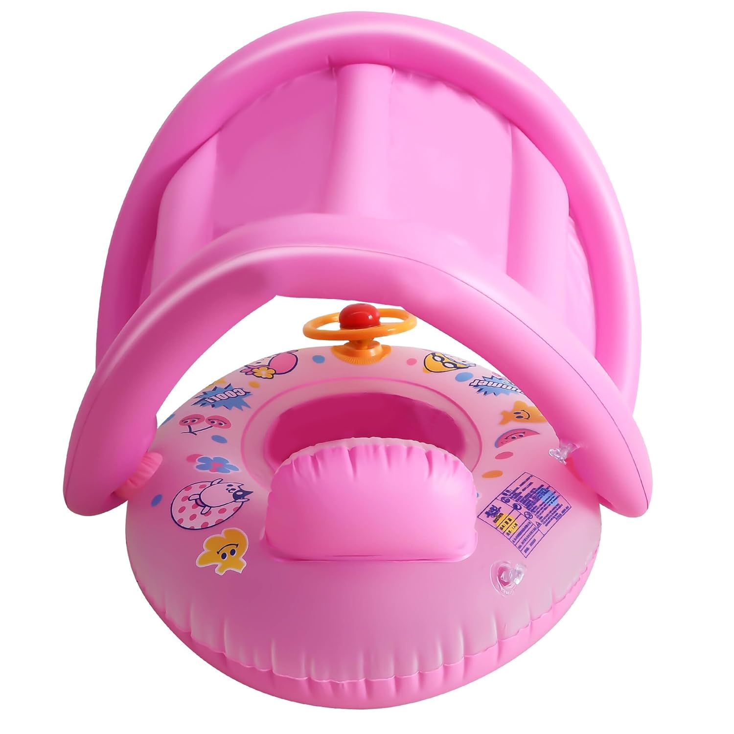 Toaob Bouee Bebe Flotteur Bateau Anneau De Natation Siege Gonflable Floating Jouet Avec Pare Soleil Pour Bebes Enfants 0 A 5 Ans Bouees Jeux Et Jouets Lawawarenesssociety In