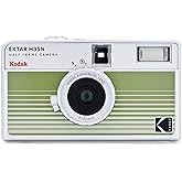Kodak EKTAR H35N Half Frame Film Camera, 35mm, Reusable, Focus-Free, Bulb Function, Built-in Star Filter, Coated Improved Len