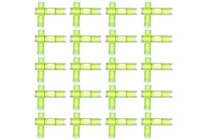 Holibanna 50Pcs Mini Spirit Level Bubble Horizontal Ruler 8X35Mm Cylindrical Bubble Level for Picture Hanging