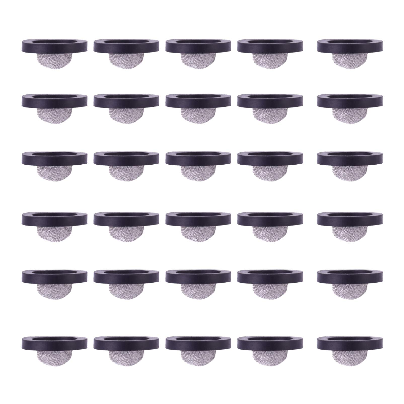 ULTECHNOVO 40pcs Hose Washer Seal O Ring Hose Gasket Filter Net Shower Head Gasket Rubber Washer 1/2 Inch for Shower Garden Hose