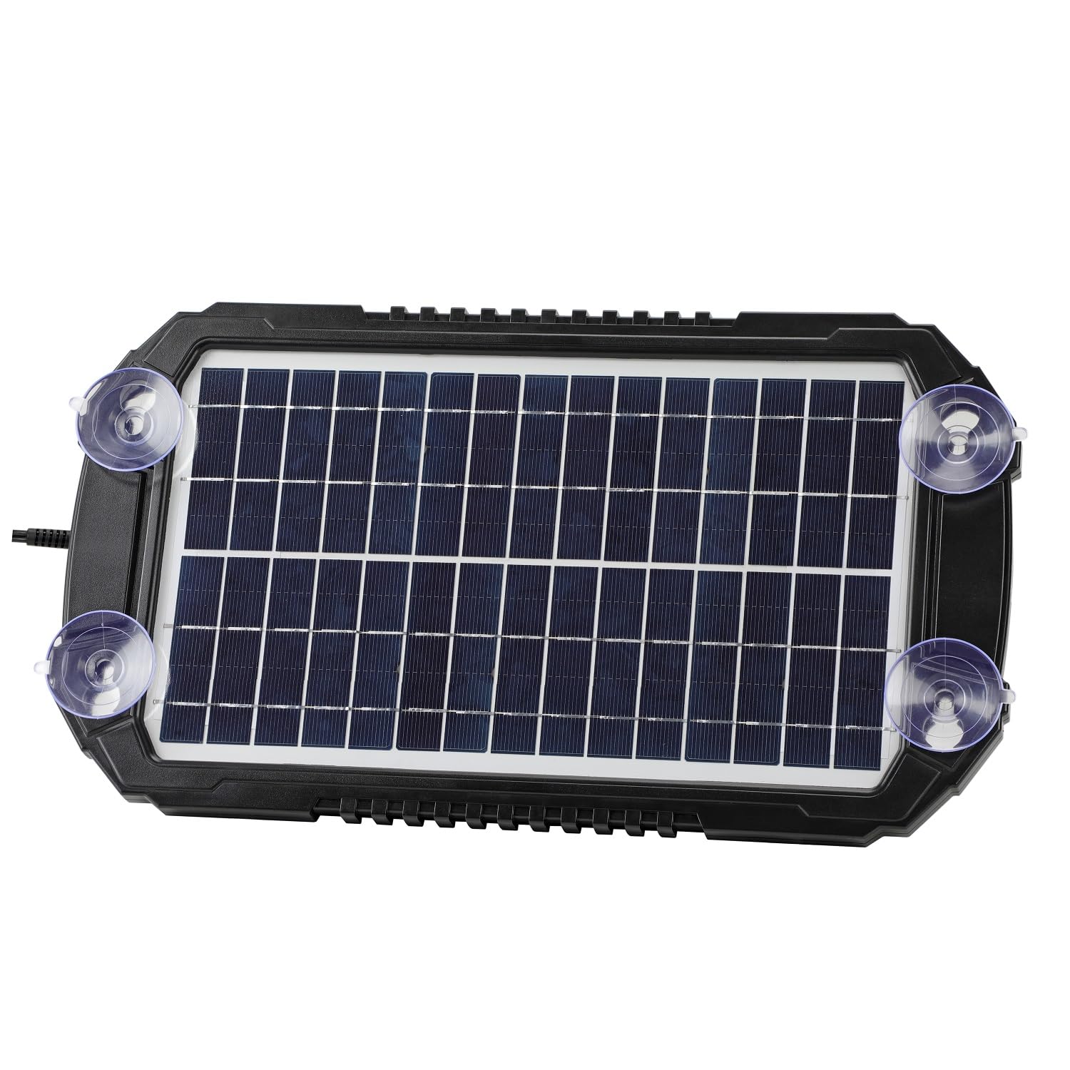 Sunway Solar Car Battery Trickle Charger & Maintainer 8W 12V Waterproof Solar Panel Power Charging Kit for Car Automotive RV Marine Boat Motorcycle Truck Trailer Tractor Powersports Snowmobile