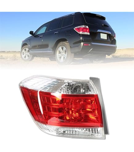 For 2011-2013 Toyota Highlander Tail Light Assembly Left TYC 2011