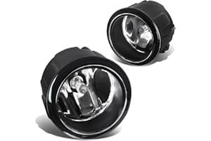 DNA MOTORING FL-ZTL-210-CH Fog Light Driver & Passenger Side Enhance visibility [Compatible with 09-14 Nissan Cube / 11-14 Ju