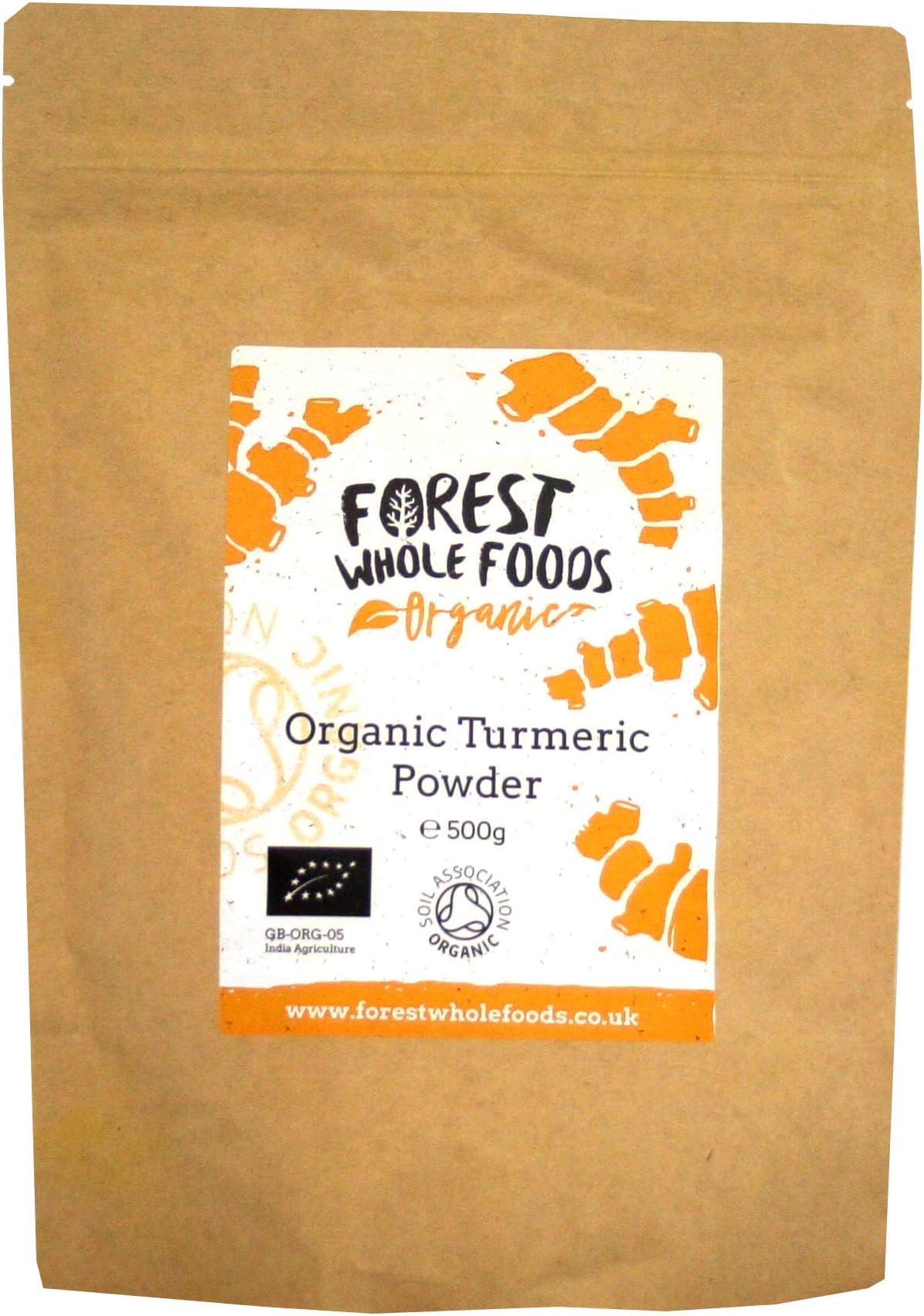 Forest Whole Foods Organic Turmeric Powder (500g)