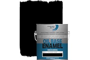 Diamond Brite Paint 1 Gallon Oil Base Enamel Paint in Black 32100-1