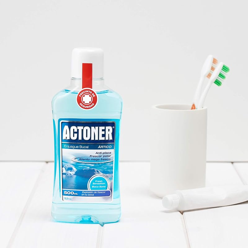 Actoner Enjuague bucal Líquido actoner artico 500ml. Pack de 6 unidades.