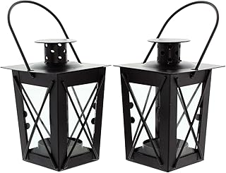 FRANK FLECHTWAREN Mini-Laterne Metall im 2er Set