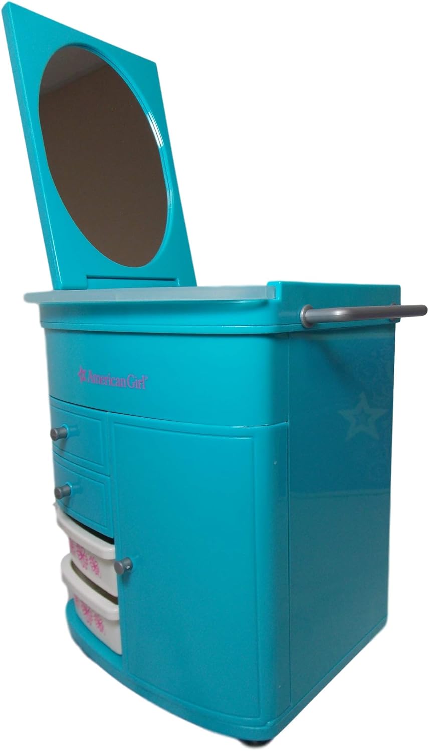 american girl truly blue hairstyling caddy