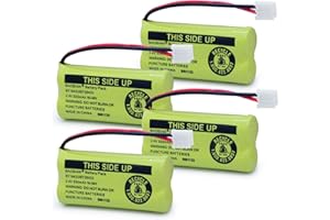 BAOBIAN BT18433/BT28433 BT184342 BT284342 BT1011 BT-1011 Cordless Phone Battery CL80109 CS6209 TL90078 BT-8300 BATT-6010 CS6219 CS6229 BT-1018 BT-1022 (4Pack)
