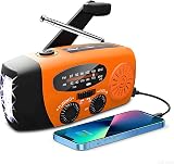 SOLARBABY Solar Radio 3 3-Wold Charge Hand Crank AM FM LED 2000mAh Power Bank