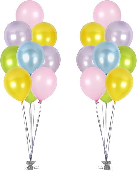 images Pink Blue And Green Balloons easter balloon garland 50 pack 12 inch purple pink balloons yellow blue green balloons arch rainbow birthday party decorations unicorn baby shower