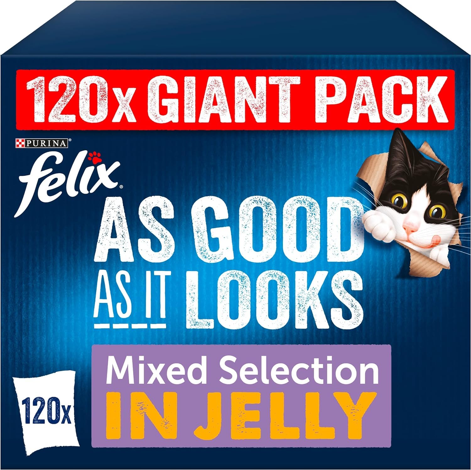 Felix As Good As It Looks Cat Food Mixed 120x100g
