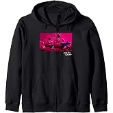 Squid Game Pink Guards Panel Zip Hoodie