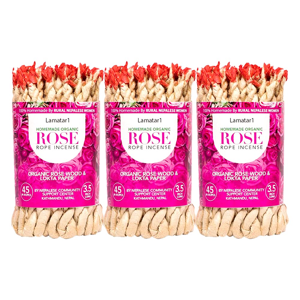 Set of 3 Tibetan Rope Incense -APPR 135 in Ropes