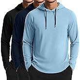 August Alley 3 Pack Mens Big and Tall Hoodies Pullover Loose Fit Casual Athletic Long Sleeve Hooded Sweatshirts