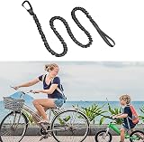 TeTupGa Bicycle Tow Rope Belt Strap for Parent-Child MTB, 1.7m-3m, Black view 2